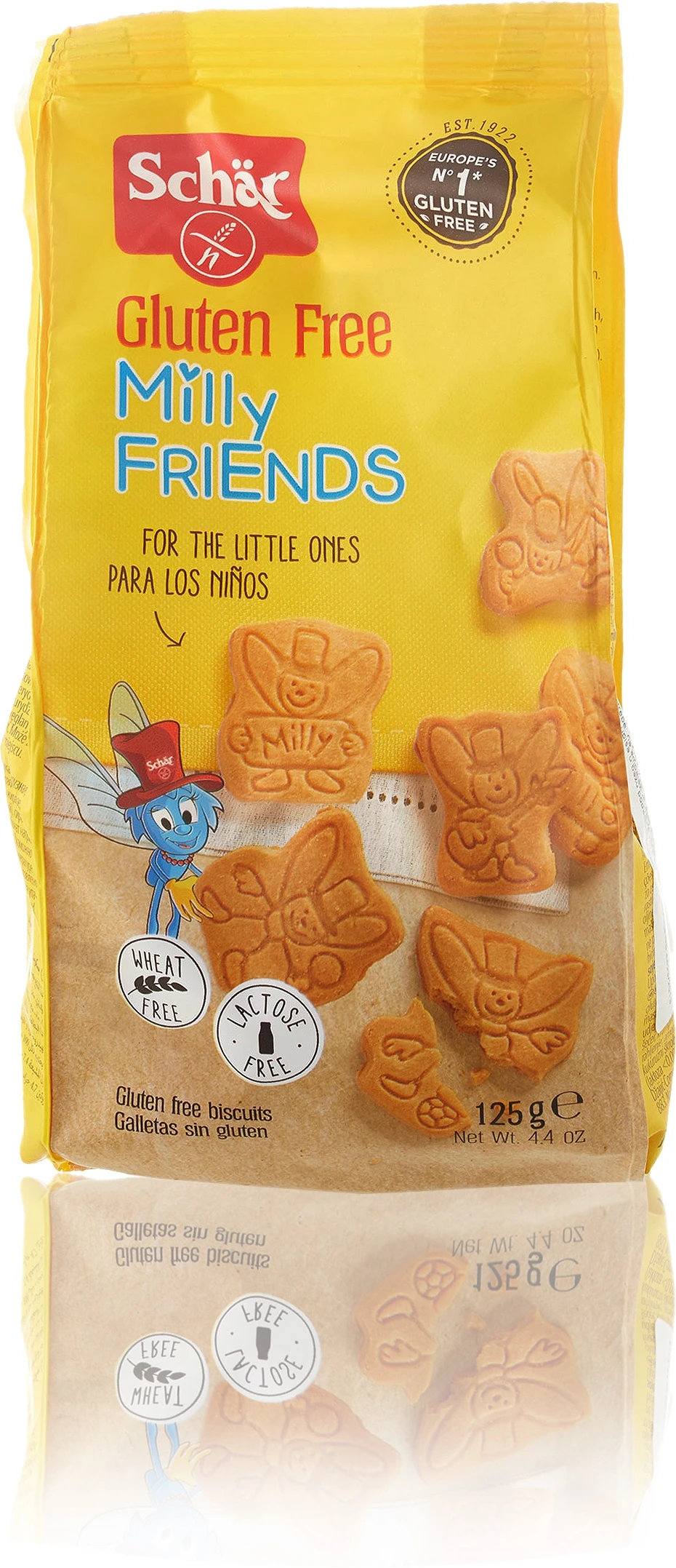 Keks Milly friends (sert. bez glutena) 125 g Schar